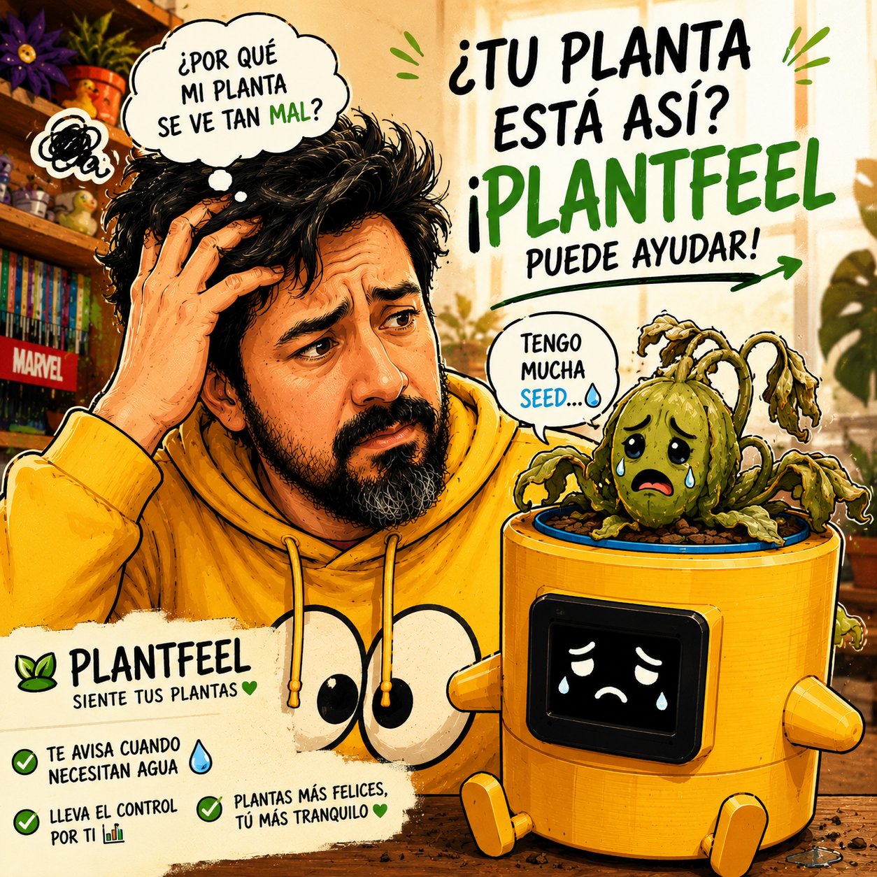 PlantFeel alerta