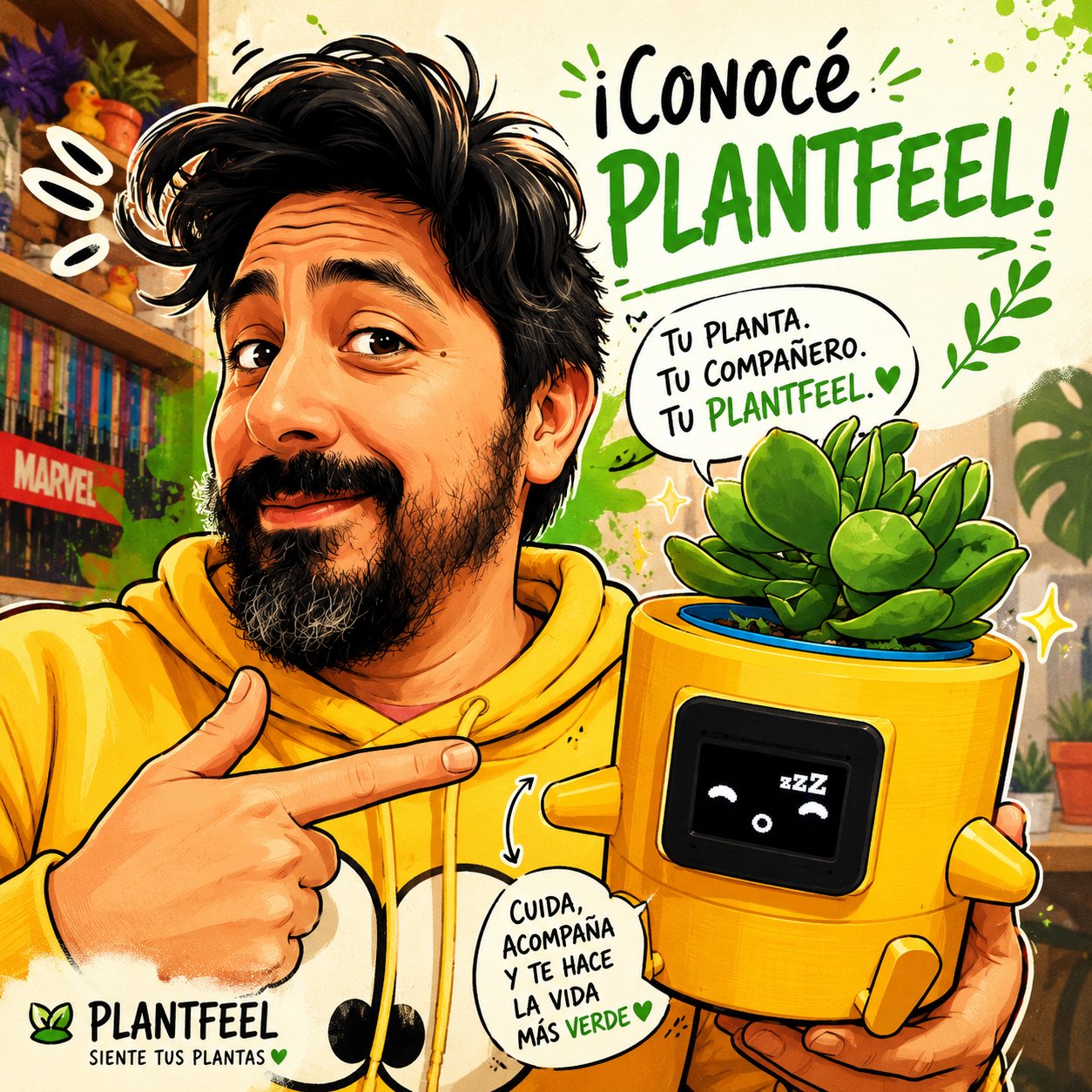 PlantFeel en uso
